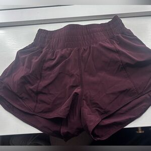 maroon lululemon hotty hots